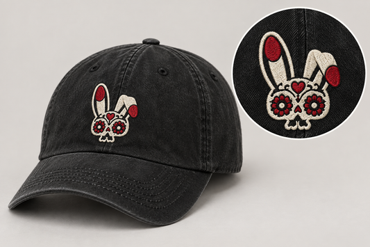 Mortal Bunny — The Bunny Cap — concept mockup